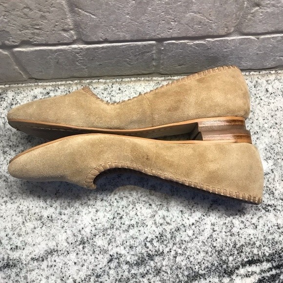 Lands End Suede Flats, Size 7D - Picture 5 of 8